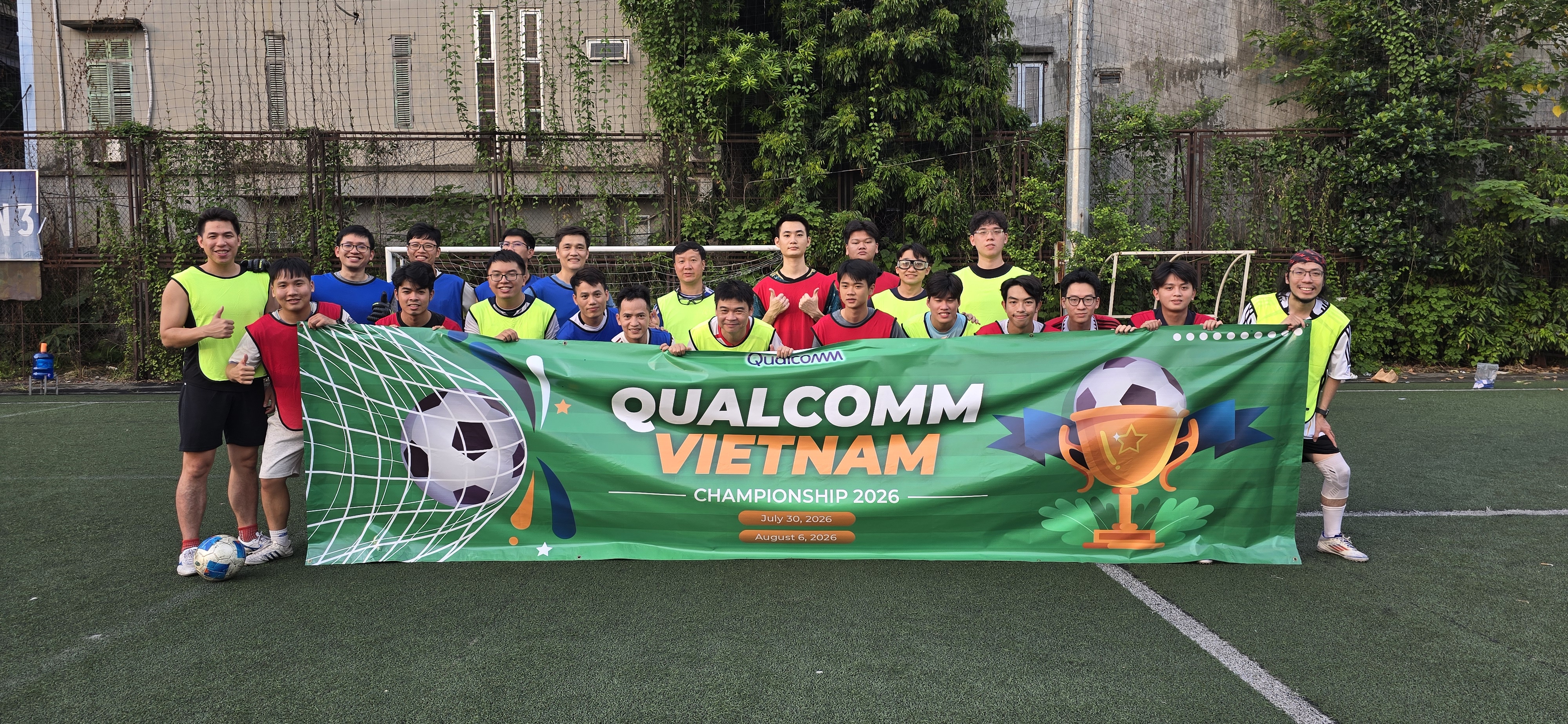 Qualcomm Vietnam Championship 2026 football team