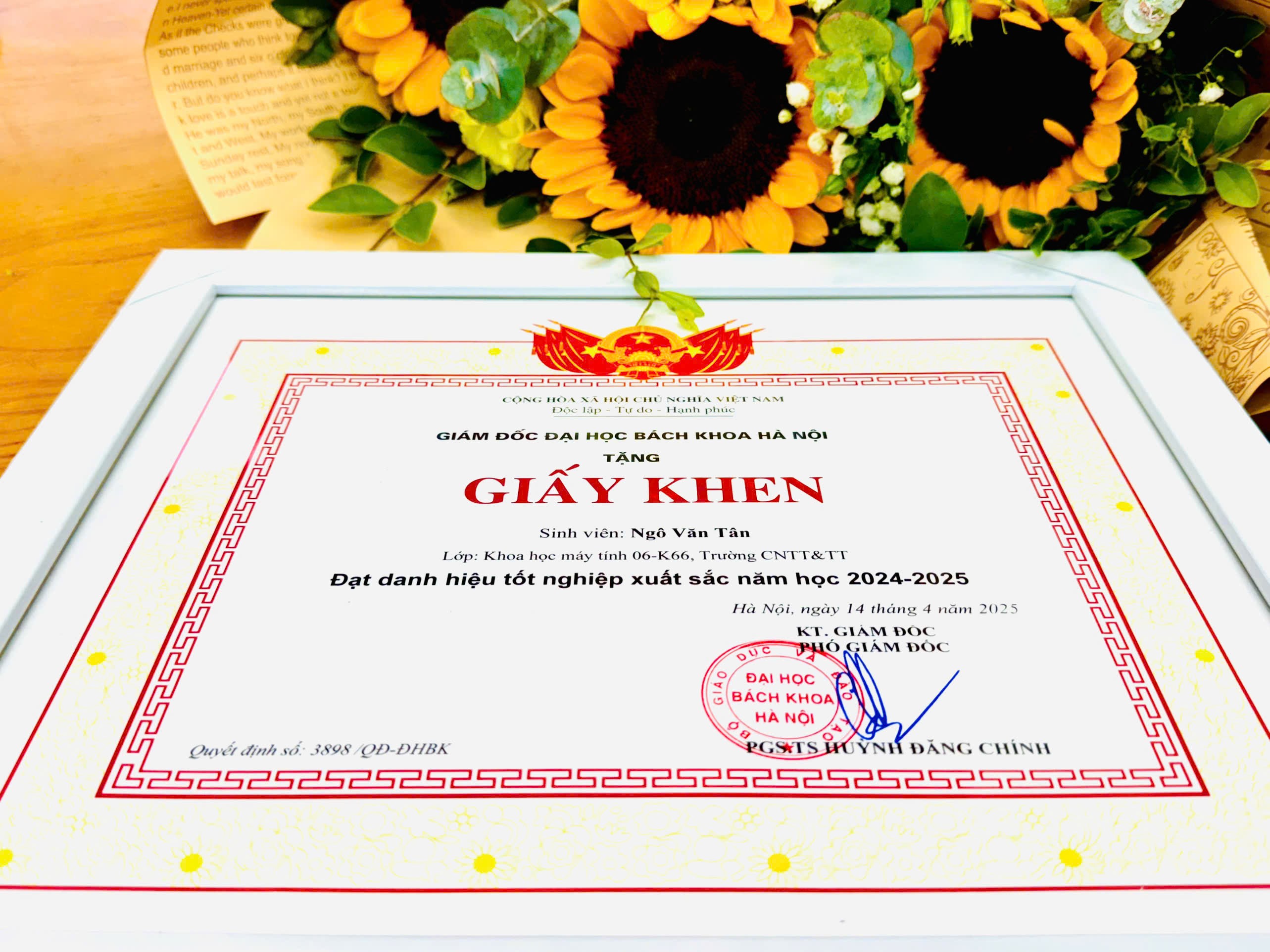 Excellent Student Award